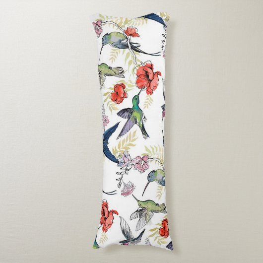 Hummingvögel Seitenschläferkissen (Vorderseite Vertikal)