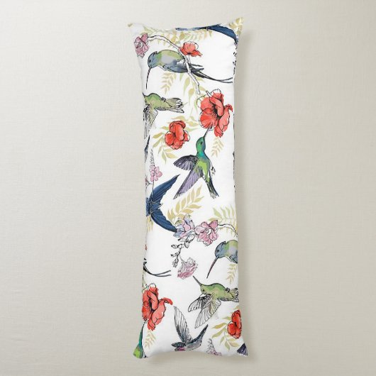 Hummingvögel Seitenschläferkissen (Rückseite (Vertikal))