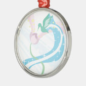 Hummingvogel Silbernes Ornament (Links)