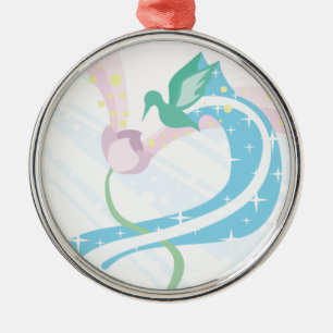 Hummingvogel Silbernes Ornament