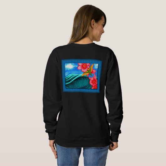 Hummingvogel Sweatshirt (Schwarz voll)