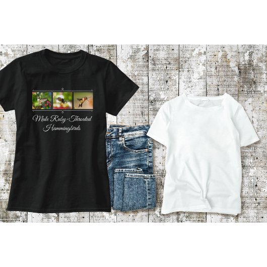 Hummingvogel-T - Shirt - von männlichen Ruby-Throa
