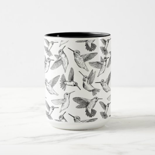Hummingvögel Tasse (Zentrum)
