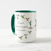 Hummingvögel Tasse (Vorderseite Links)