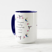 Hummingvogel Tasse (Vorderseite Links)