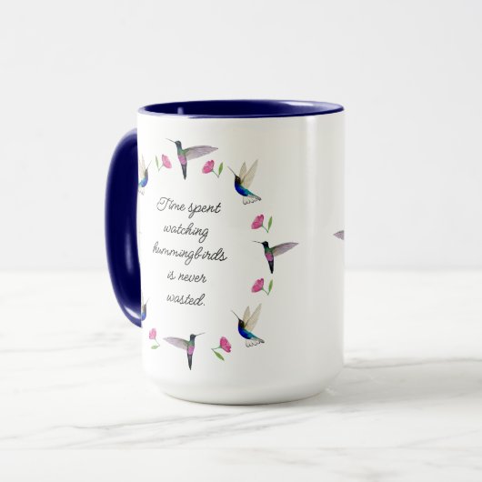 Hummingvogel Tasse (Vorderseite Links)