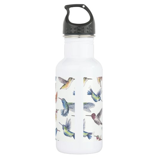 Hummingvögel Trinkflasche (Rückseite)