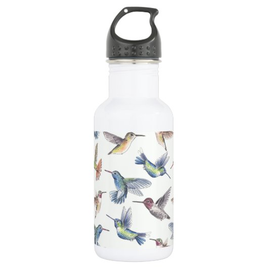 Hummingvögel Trinkflasche (Vorderseite)