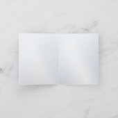 Hummingvogel und Blaue Welle Einladung zum Geburts (Innenseite)