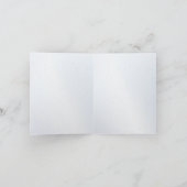 Hummingvogel und blaue Welle Geburtstagskarte Einladung (Innenseite)