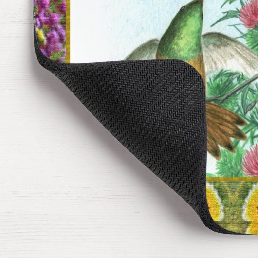 Hummingvögel und Blume #1 Mousepad (Ecke)