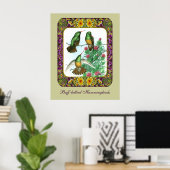 Hummingvögel und Blume #1 Poster (Heimbüro)