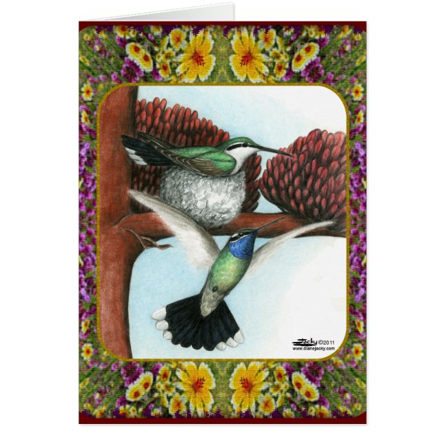 Hummingvögel und Blume #3 (Vorne)