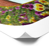 Hummingvögel und Blume #3 Poster (Ecke)