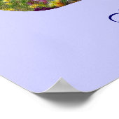 Hummingvögel und Blume #4 Poster (Ecke)