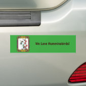 Hummingvögel und Blume #5 Autoaufkleber (Auf Auto)