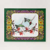 Hummingvögel und Blume #5 Puzzle (Horizontal)