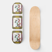 Hummingvögel und Blume #5 Skateboard (Vorderseite)