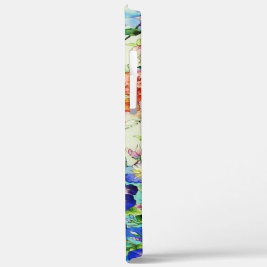 Hummingvögel und Blume Case-Mate iPhone Hülle (Rückseite / Links)