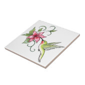 Hummingvogel und Blume Fliese (Seite)