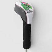 Hummingvogel und Blume Golf Headcover (angewinkelt)