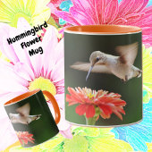 Hummingvogel und Blume Hübscher Tasse Cup