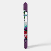 Hummingvögel und Blume Lila Case-Mate iPhone Hülle (Rückseite / Links)