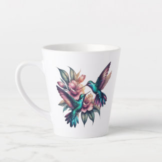 Hummingvogel und Blume Milchtasse