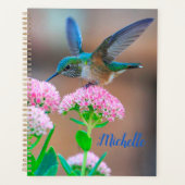 Hummingvogel und Blume Planer (Vorderseite)