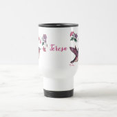 Hummingvogel und Blume Reisebecher (Mittel)
