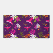 Hummingvögel und Blume Schöne Schreibtischunterlage (Vorderseite)