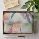Hummingvogel und Blume Seidenpapier (Geschenk)