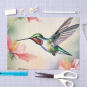 Hummingvogel und Blume Seidenpapier (Handwerk)