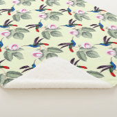 Hummingvögel und Blume Sherpadecke (3/4)