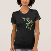 Hummingvogel und Blume Shirt (Vorderseite)