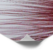 Hummingvogel und Blumendetails mit Gem Accent Poster (Ecke)