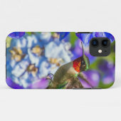 Hummingvogel und Delphinium Case-Mate iPhone Hülle (Rückseite (Horizontal))