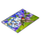 Hummingvogel und Delphinium Notizblock (Linke Seite)