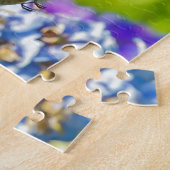 Hummingvogel und Delphinium Puzzle (Seite)