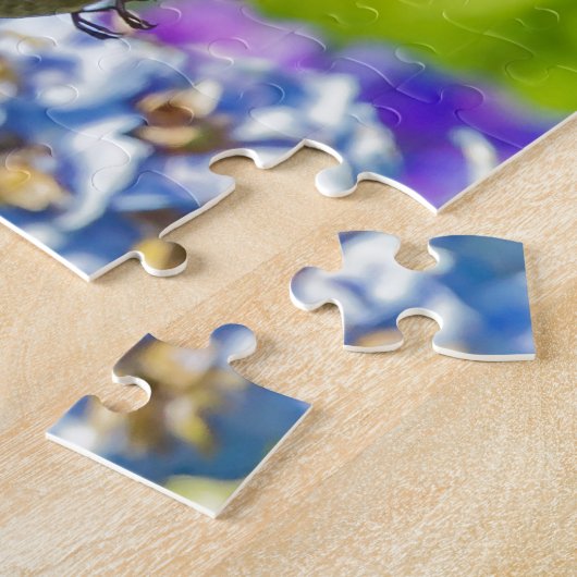 Hummingvogel und Delphinium Puzzle (Seite)