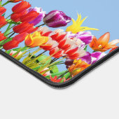 Hummingvogel und farbenfrohe Schmetterlinge Schreibtischunterlage (Ecke)