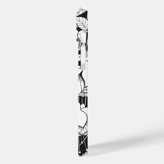 Hummingvogel und Fuchsie Case-Mate iPhone Hülle (Rückseite / Links)