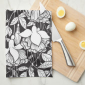 Hummingvogel und Fuchsie Küchentuch (Viertel Falte)