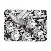 Hummingvogel und Fuchsie Magnet (Horizontal)