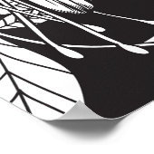 Hummingvogel und Fuchsie Poster (Ecke)