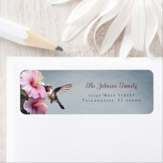 Hummingvogel und Hibiskus | Blue Wedding Address