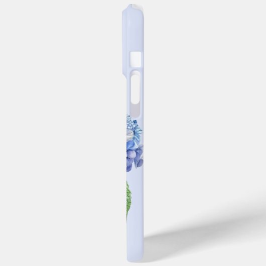 Hummingvogel und Hydrangea Case-Mate iPhone Hülle (Rückseite / Links)