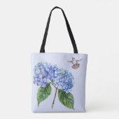 Hummingvogel und Hydrangea Tasche (Rückseite)