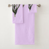 Hummingvogel und Iris-Blume Badhandtuch Set (Insitu)