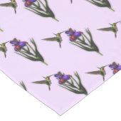 Hummingvogel und Iris-Blume Kurzer Tischläufer (Ecke)